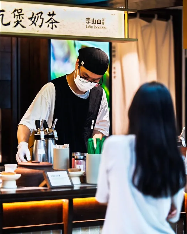 beijng road is a bustling busy street, in guangzhou, where domestic tourists come to stroll the wide pedestrian road and consume the abundance of joys